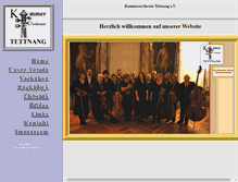 Tablet Screenshot of kammerorchester-tettnang.de